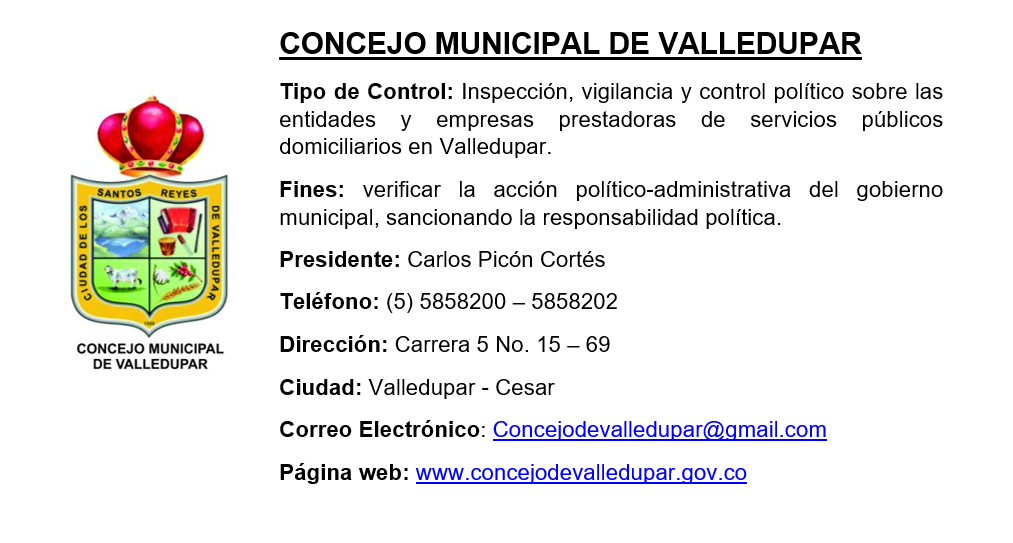 Contacto Concejo mpal