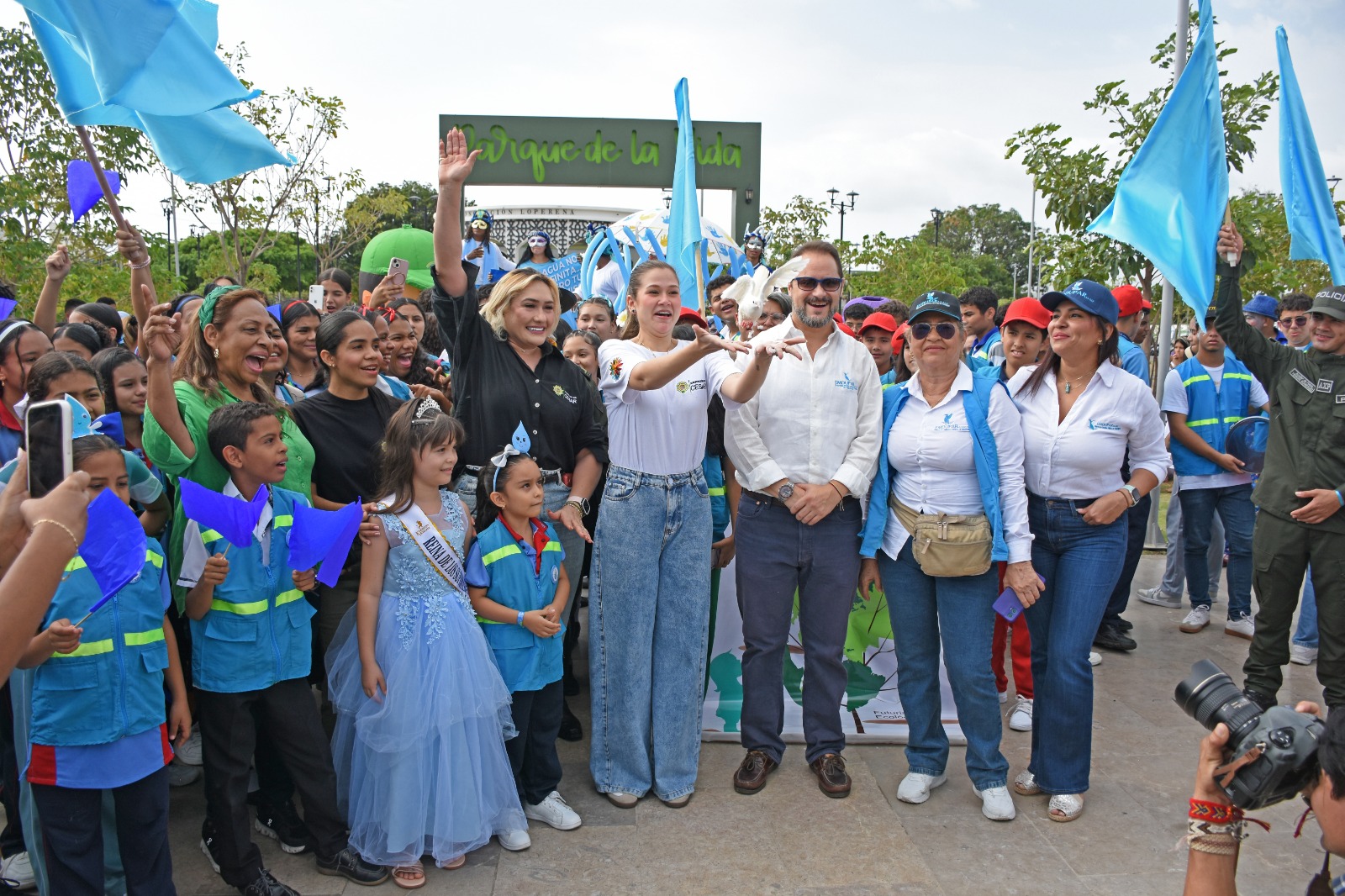 Emdupar y Gobernación promovieron el cuidado del agua con el talento de los estudiantes